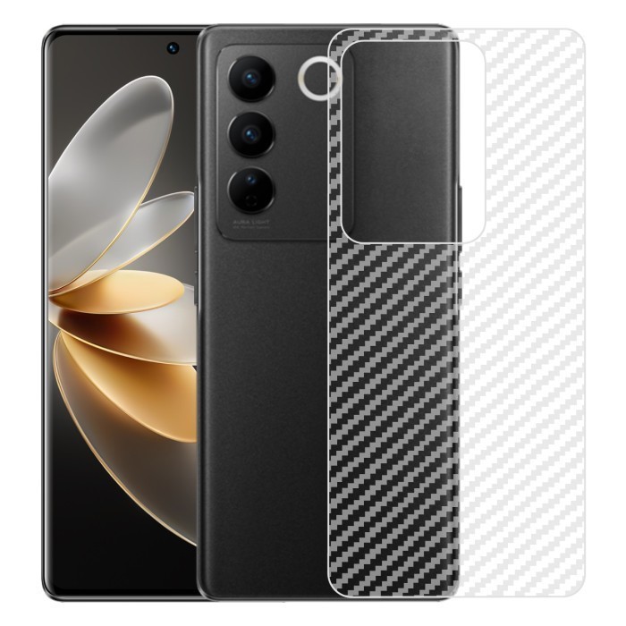 Anti Gores Belakang Vivo V27 5G / V27 Pro 5G / V27E Back Carbon Skin