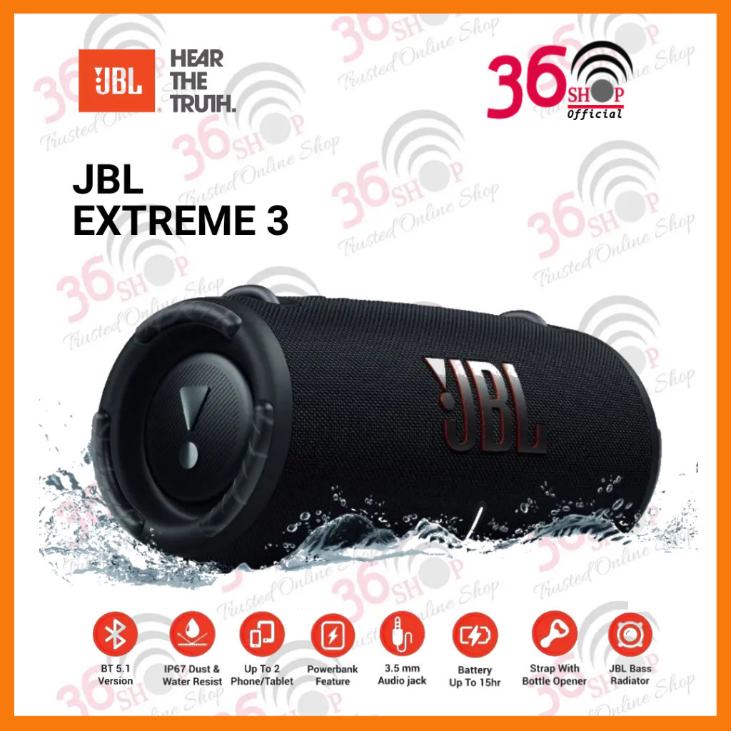 JBL Extreme 3 Speaker Bluetooth Waterproof Original