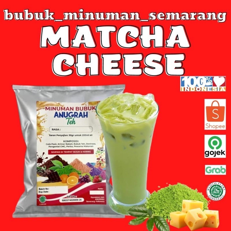 

Bubuk Minuman Matcha Cheese Reguler 1kgGratis Ongkir & COD