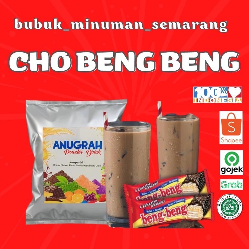 

Bubuk minuman CHOCO BENG-BENG reguler 500grGratis Ongkir & COD