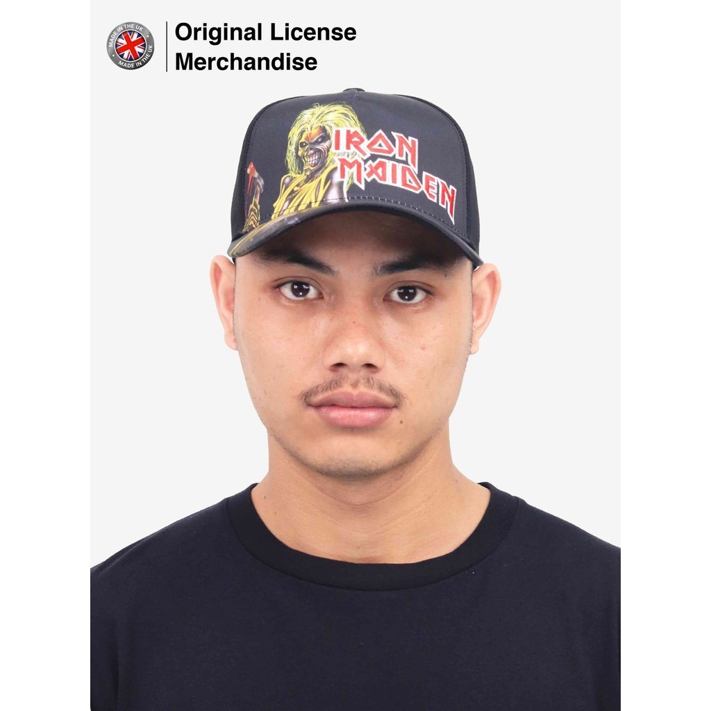 Topi Hat Baseball Cap Bordir Print Pria Motif IRON MAIDEN Ori Killers
