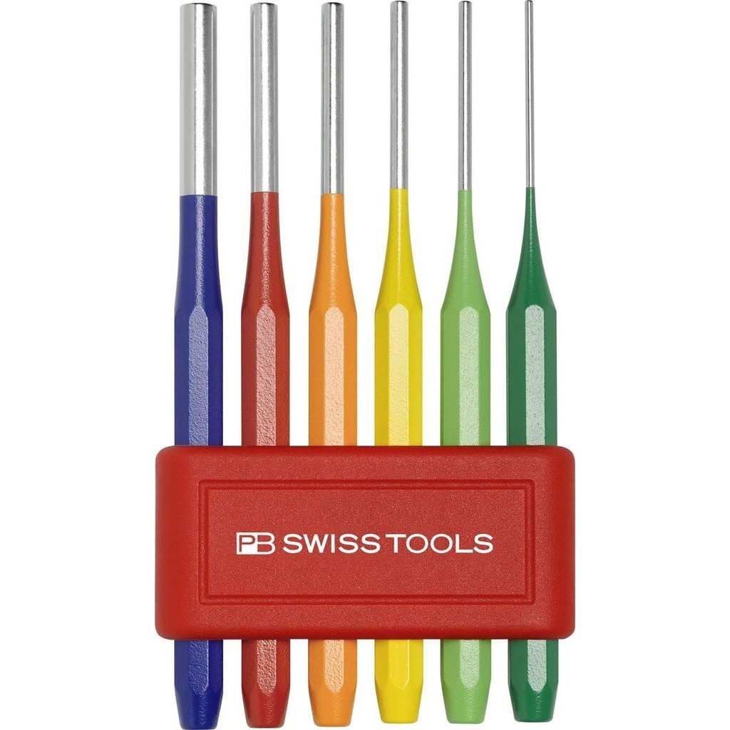 

Pelubang Pin RainBow 6 Pcs PB 755 BL RB PB SWISS TOOLS Pin Punch Set