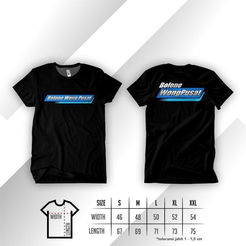 Kaos Bolone Wong Pusat / Baju Tshirt Distro Bolone Wong Pusat
