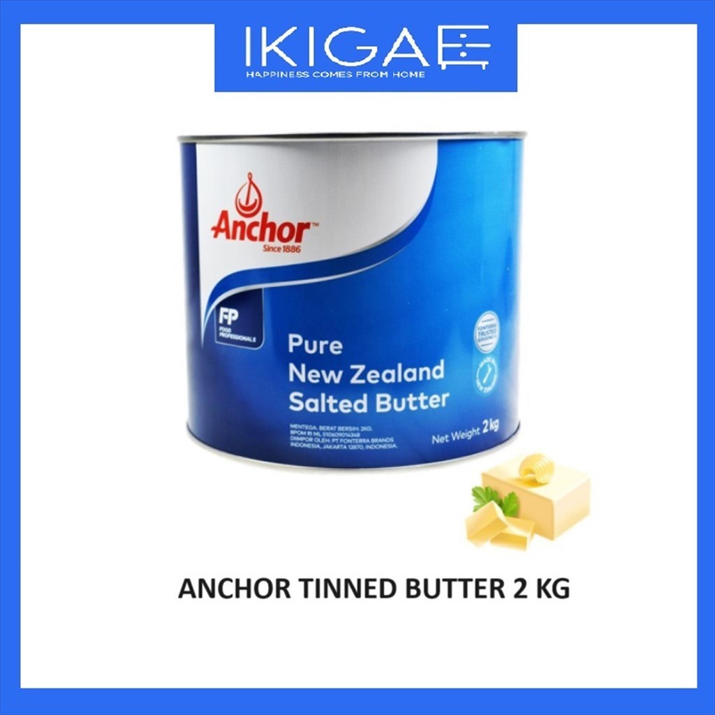 

ANCHOR SALTED BUTTER 2 KG MENTEGA ASIN NEW ZEALAND