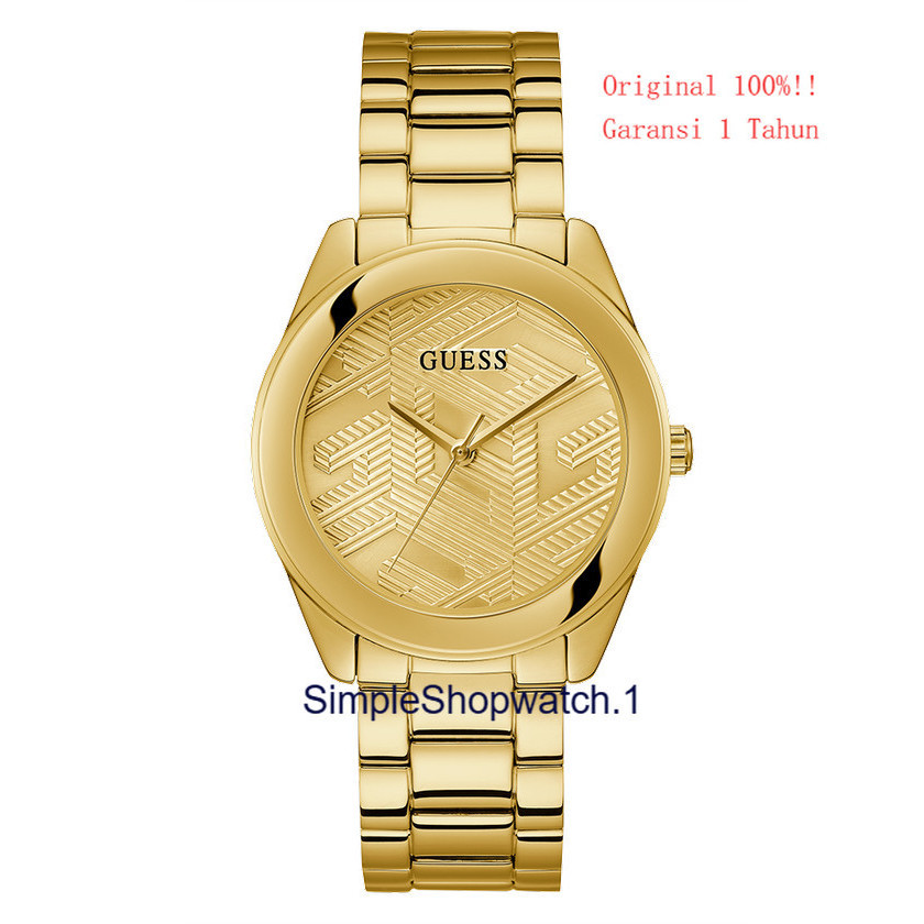 Original 100% GUESS GW0606L2 CUBED Jam Tangan Wanita  Gold Garansi Resmi 1 Tahun