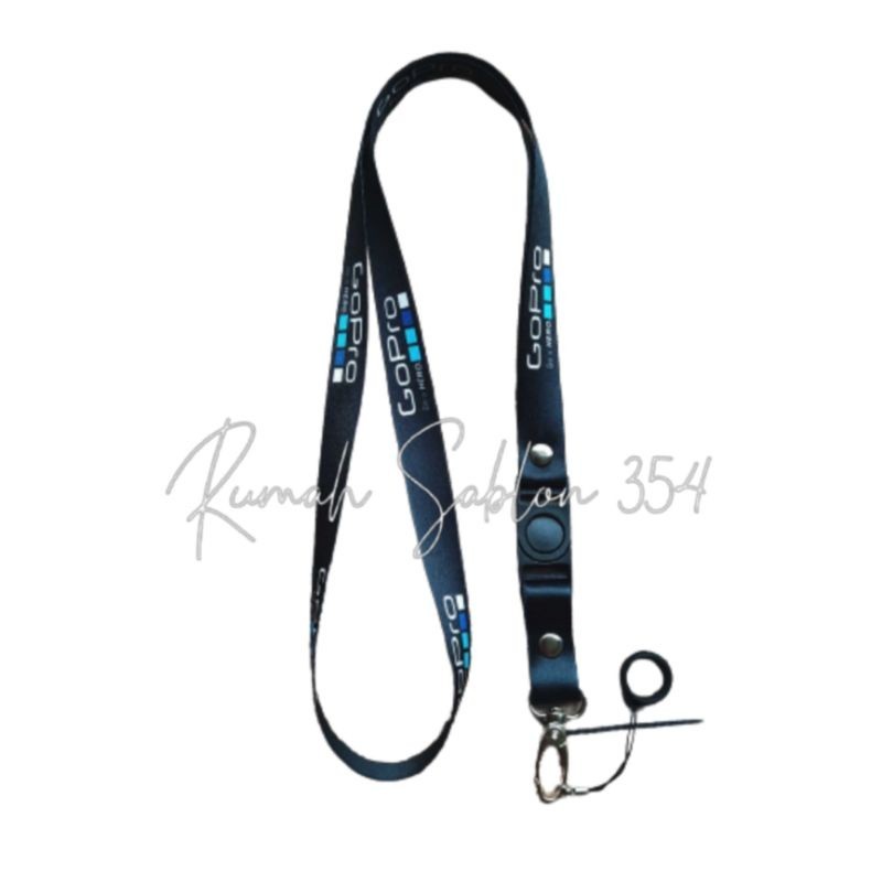 

lanyard GOPRO HERO lanyard DISTRO CAMERA gantungan kunci name tag id card kartu nama / tali lanyard gantungan leher