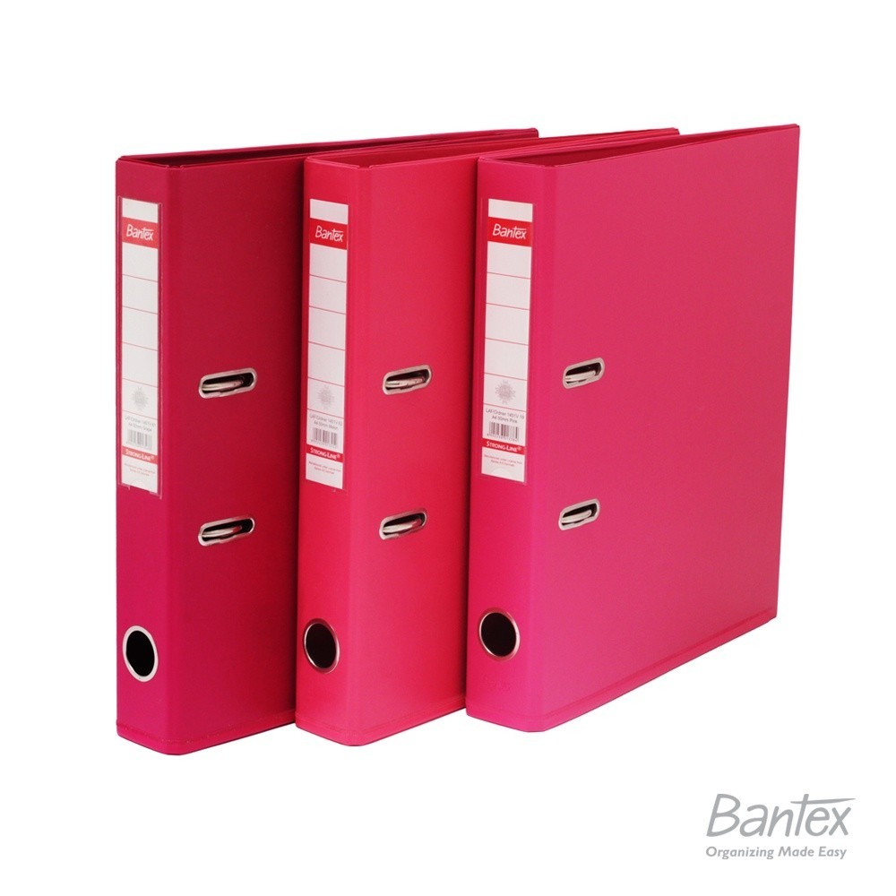 

[Stationery Spectrum] Bantex Ordner A4 5cm Grape - Melon - Pink 1451V PVC Lever Arch File