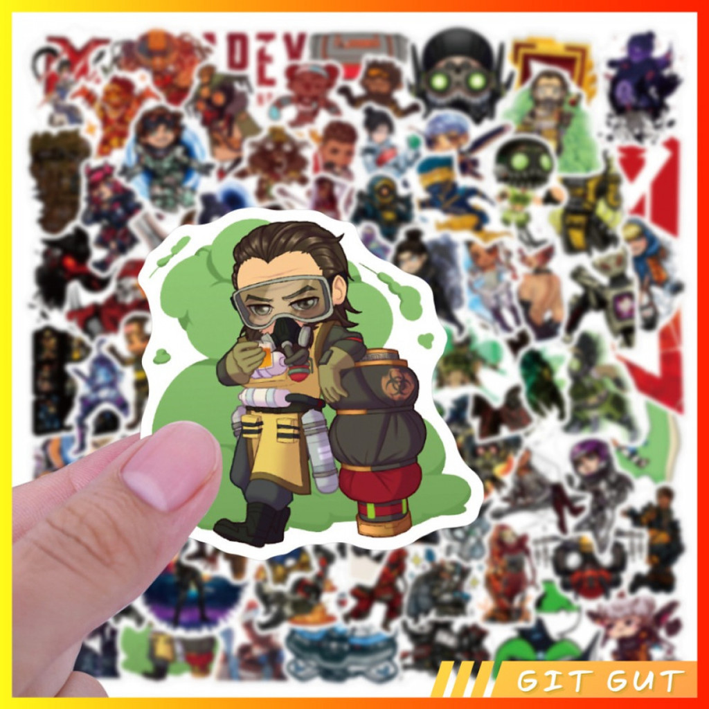 

Sticker Pack Stiker Vinyl 100 pcs APEX Legends
