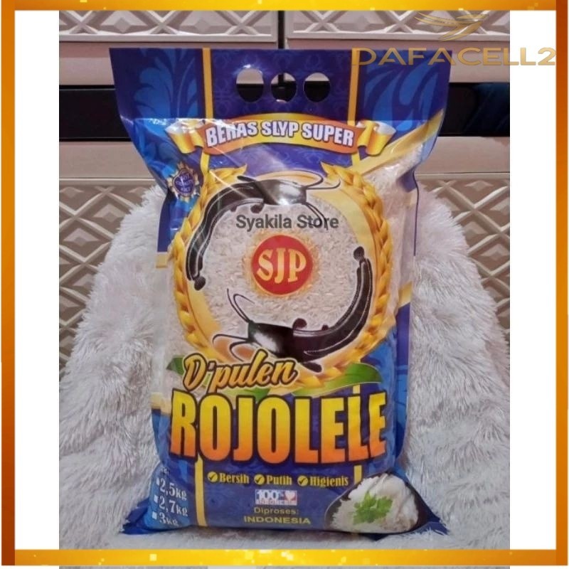 

Beras Rojolele 3kg beras pulen cap rojo lele 3 kg