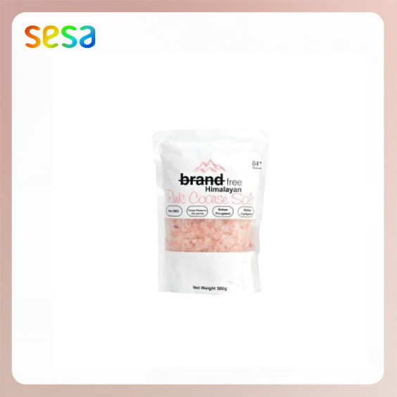 

BRANDFREE Pink Coarse Himalayan Salt 500gr - Garam Sehat