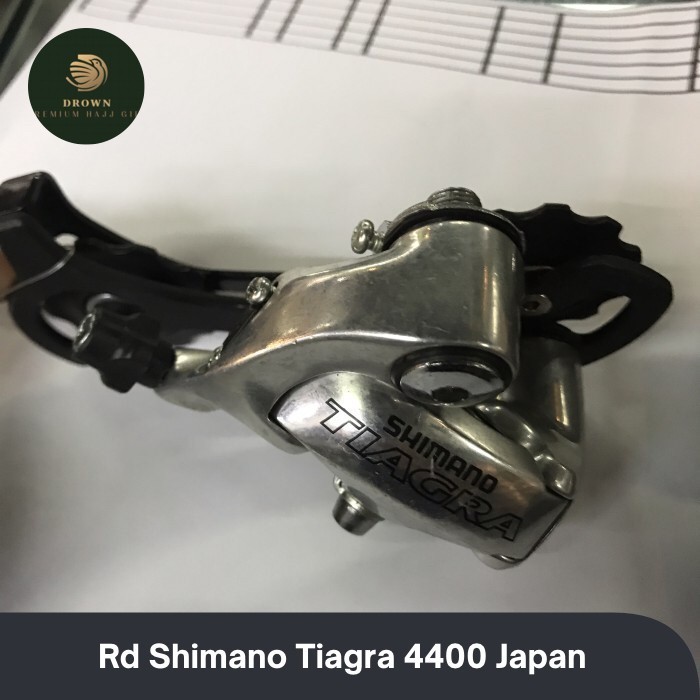 Rd Shimano Tiagra R4400 9 Speed Made In Japan Original Chrome Silver