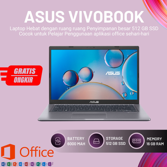 LAPTOP ASUS A416EA CORE I3-1115G4 | 8GB | 512GB SSD | FHD | WINDOWS