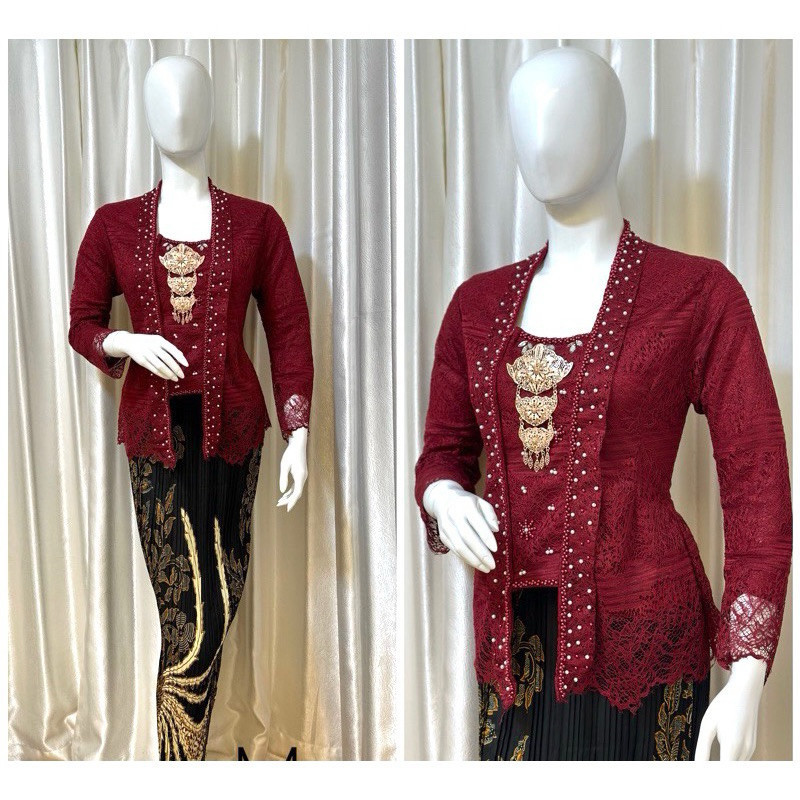 kebaya modern/kebaya wisuda/kebaya borkat/kebaya kutubaru hitam/kebaya kutubaru payet termurah