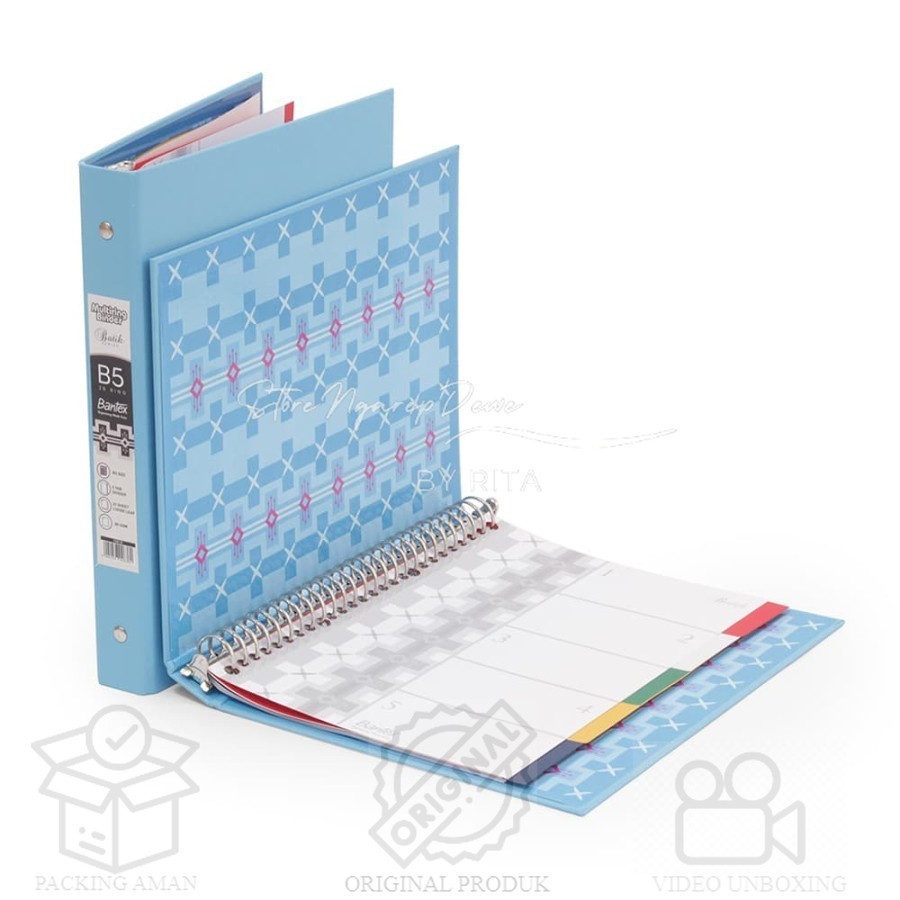 

BINDER / MULTI RING BINDER B5 26 HOLE BANTEX - 1336 23 barang original seperti gambar