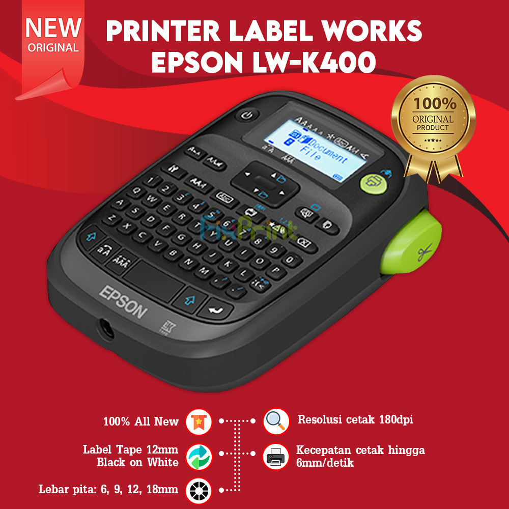 

Epson Label Works LW-K400 Label Pengganti Printer Label LW-400