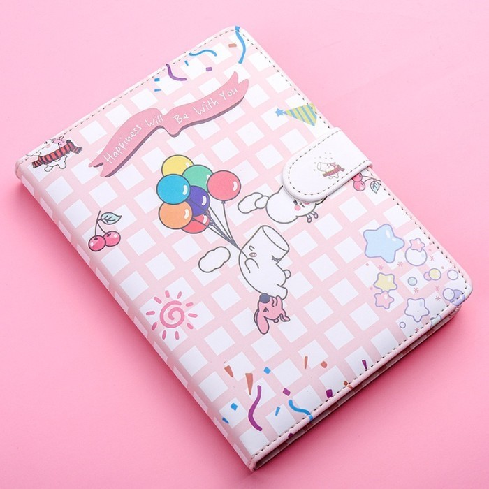 

Buku Diary Journal Agenda Notebook Planner Magnetic Hard Cover Cute - ST0050G