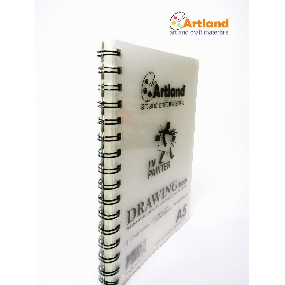 

Buku Spiral A5 Artland Drawing book 200gsm 30sheets
