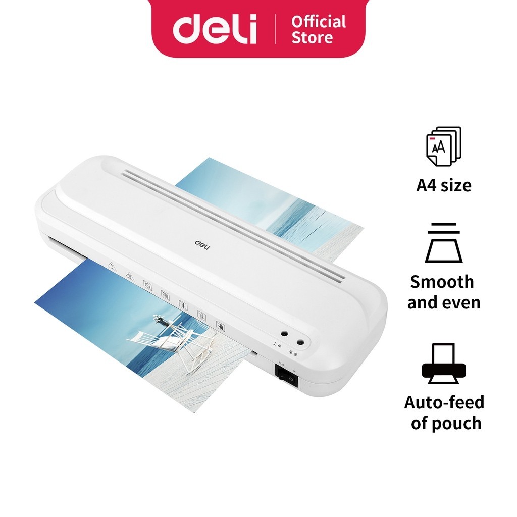 

Deli Laminator. Kebisingan rendah Kisaran Laminasi 70-100mic A4 Abu Abu Muda E2132