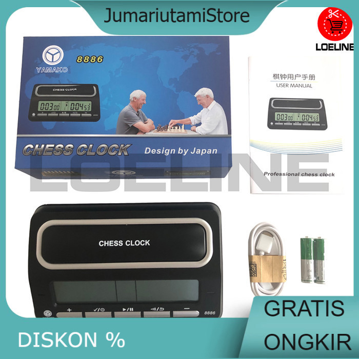 Timer Jam Catur Digital Yamako 8886 Asli Original