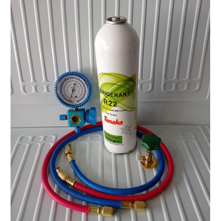 PAKET ISI FREON AC R22 / AC RUMAHAN FREON KALENG R22