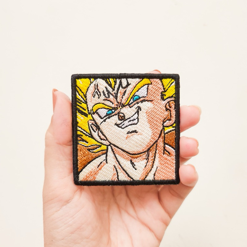 Bordir PATCH BORDIR DRAGON BALL / BADGE BORDIR VEGETA / ANIME IRON PATCH