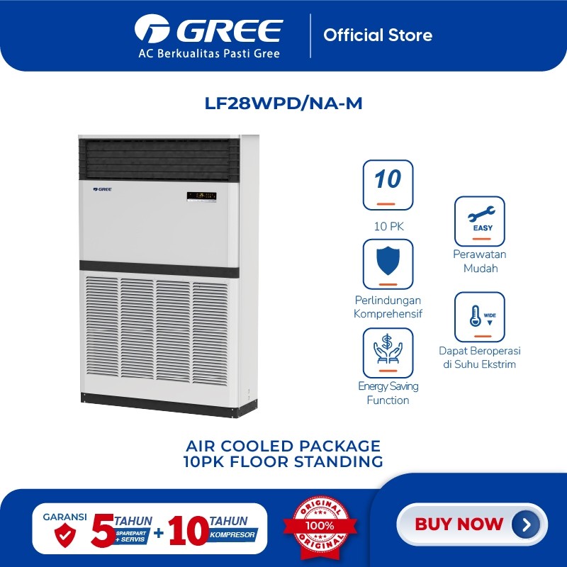 Gree AC Floor Standing 10 PK 3 Phase Inverter Air Cooled Package Unit LF28WPd/Na-M