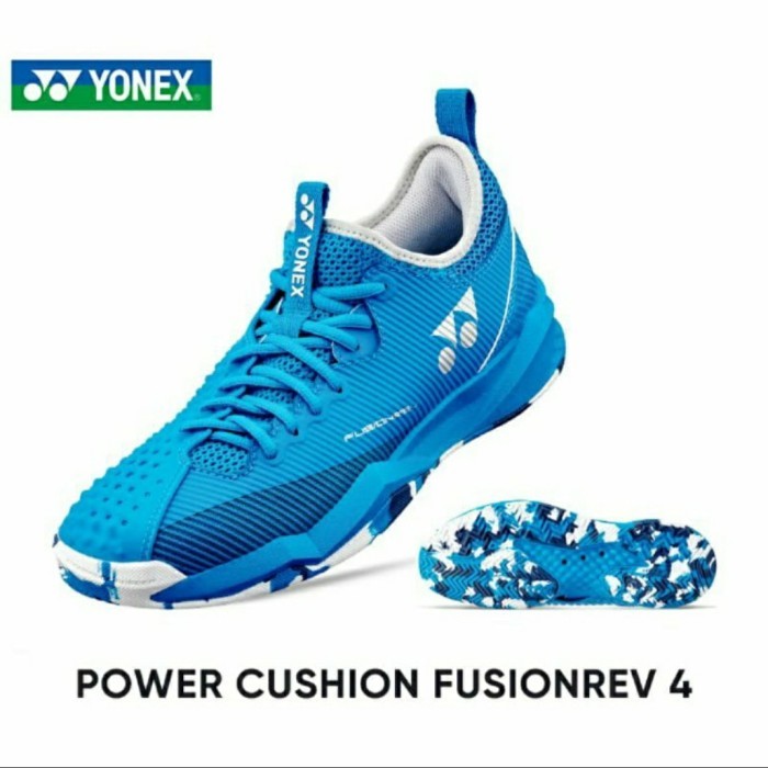 TERMURAH LIMITED STOCK Sepatu Yonex Power Cushion Fusion Rev 4 - Merah, 45