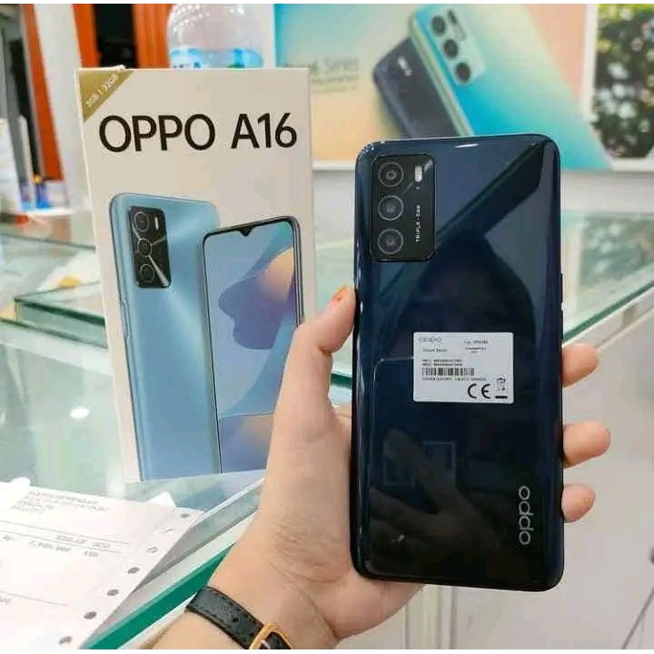 FLASH SALE DAN COD Oppo A16 Ram 4/64 fullshet Smartphon hp Android Garansie