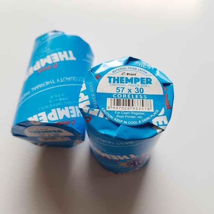 

PAPER THERMAL FAX 57X30CM CASH REGISTER E-PRINT/KERTAS KASIR