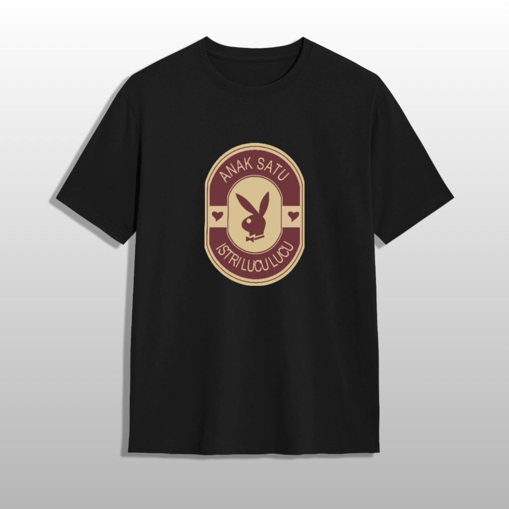 Kaos Plesetan Brand (55) Katun Combed