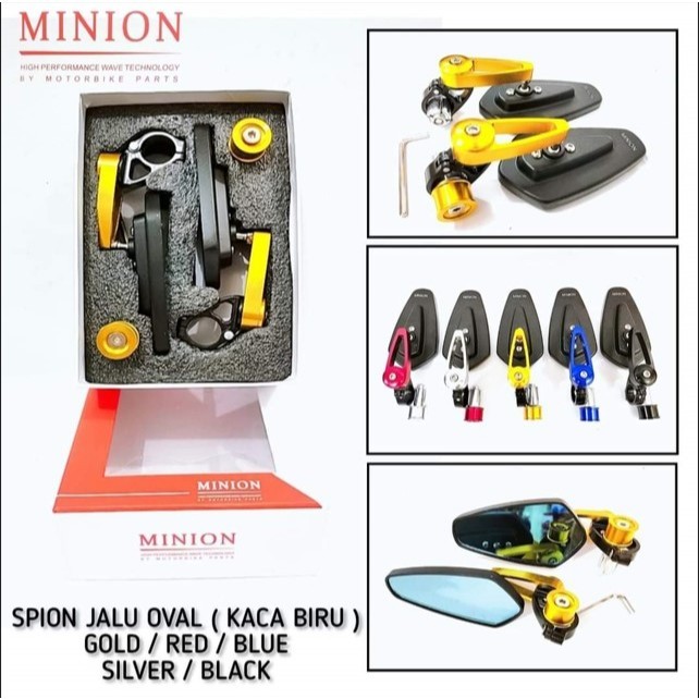 SPION JALU OVAL ( KACA BIRU )