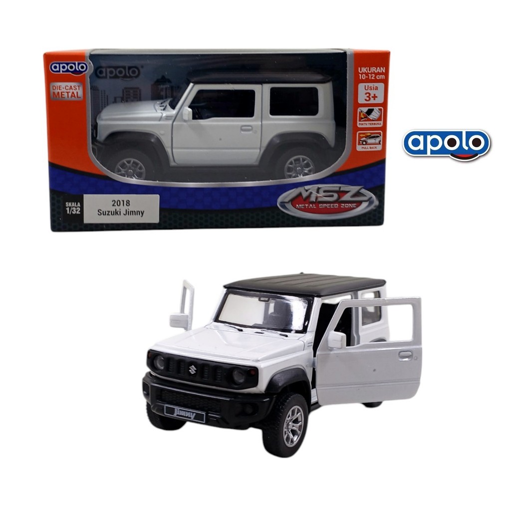 Diecast MSZ 2018 Suzuki Jimny Putih