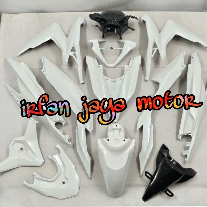 Cover body halus honda Vario 125 150 all new putih 2018 2020