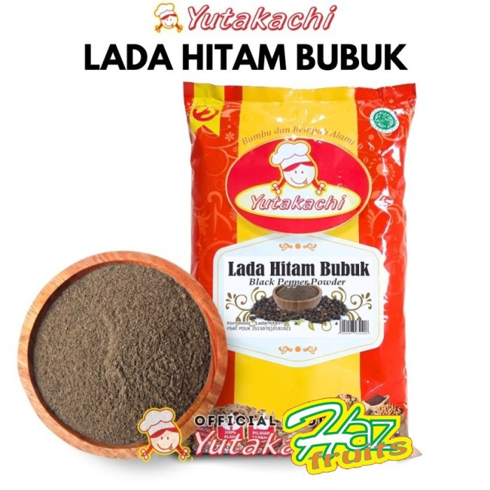 

Lada Hitam Bubuk Yutakachi Black Pepper Powder 100 Gr