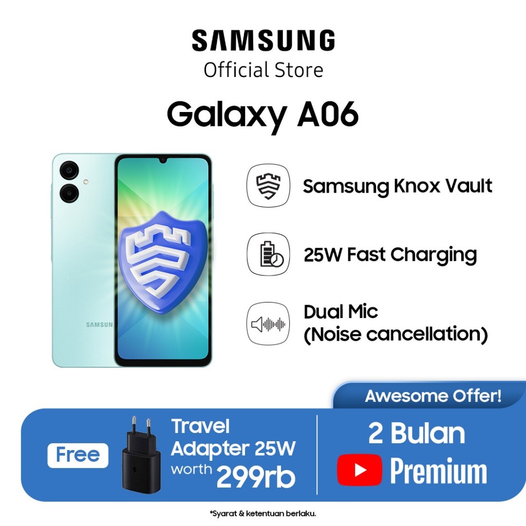Samsung Galaxy A06 4/128GB - Light Green