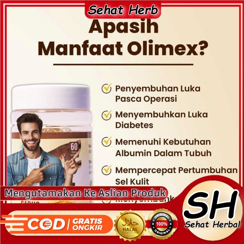 Termurah Olimex Original Obat Pasca Operasi Olimex Herbal Olimex Mempercepat Keringkan Luka Pasca Op