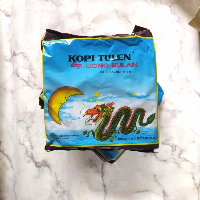 

kopi liong bulan tanpa gula 1 pack (isi 30 sachet @8gr) - Naura Sukses Mart