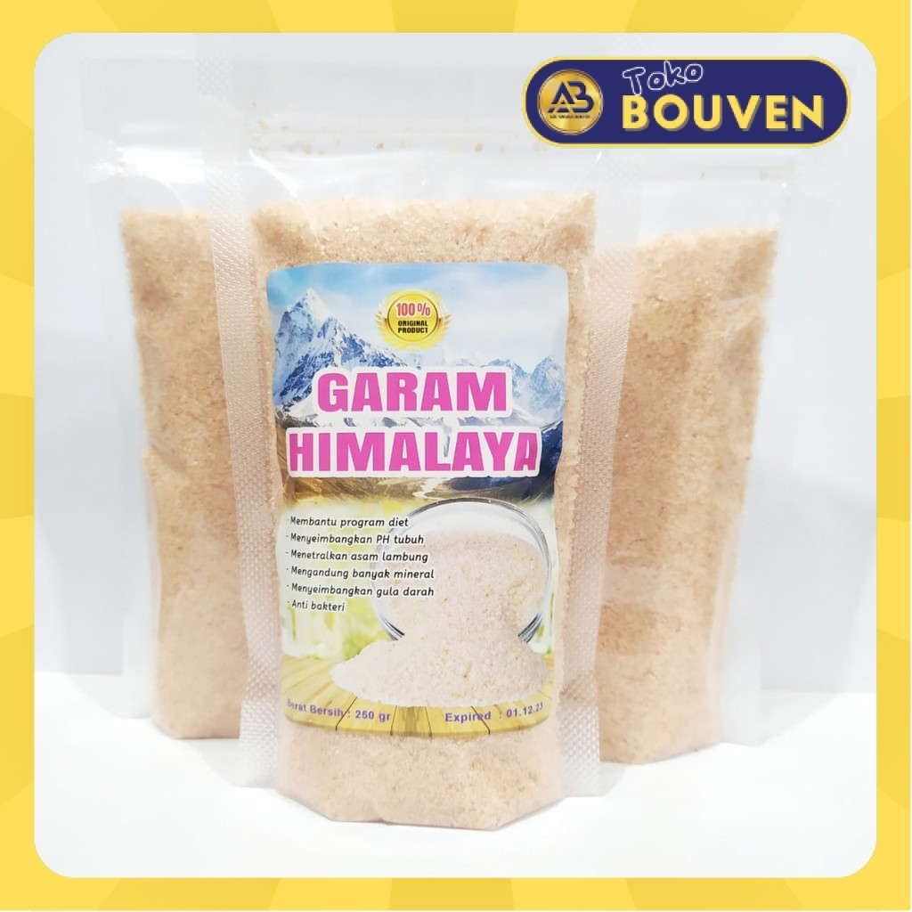 

Terlaris Himalayan salt fine garam himalaya 250gr