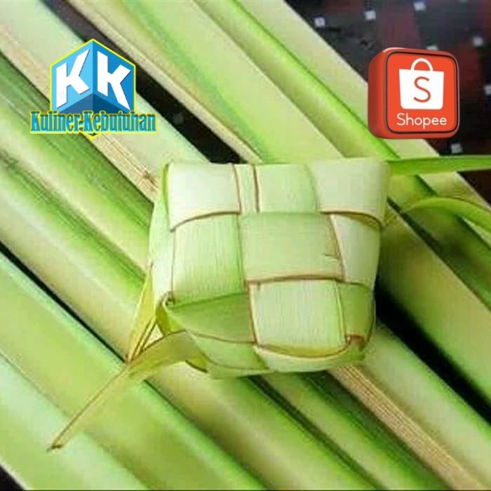 

janur muda daun kelapa muda segar bahan kerajinan