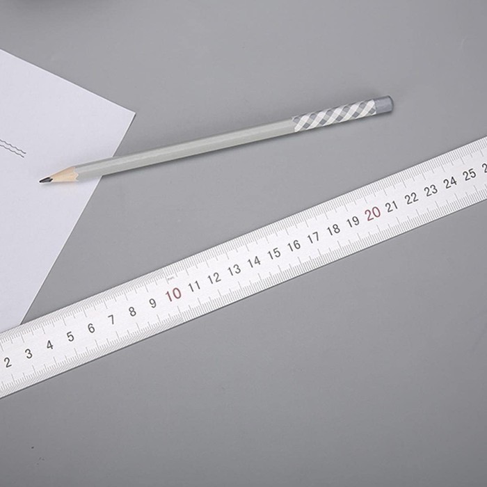 

M&G Stainless steel ruler / M&G Penggaris Besi Stainless 20cm 30cm / M&G Penggaris Besi