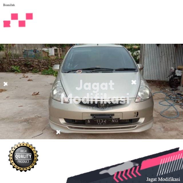 Paket Upgrade AKSESORIS MOBIL Bodykit HONDA JAZZ VTEC KENSTYLE 2004 2005 2006 JOS Top Quality
