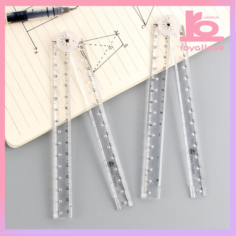 

COD Penguasa Lurus Akrilik Kreatif Lipat Transparan Skala Sederhana Penguasa Menggambar Siswa