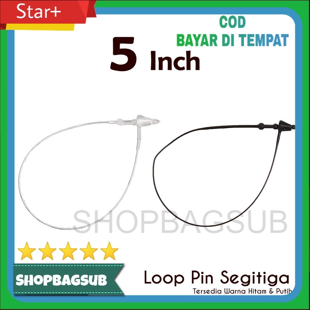 LOOP PIN / LOCK PIN KERUCUT / STRING PIN SEGITIGA 5 INCH