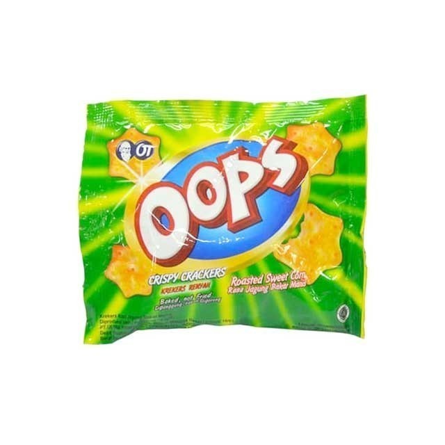 OOPS ROASTED SWEET CORN14GR 1 renceng 10pcs
