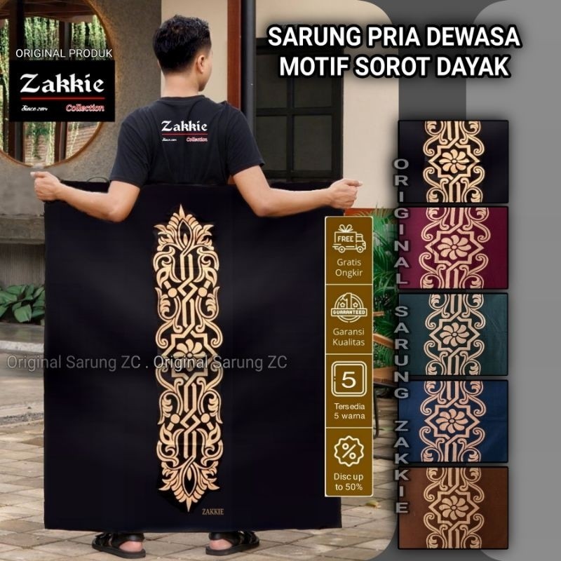 SARUNG BATIK PRIA DEWASA HALUS MOTIF DAYAK