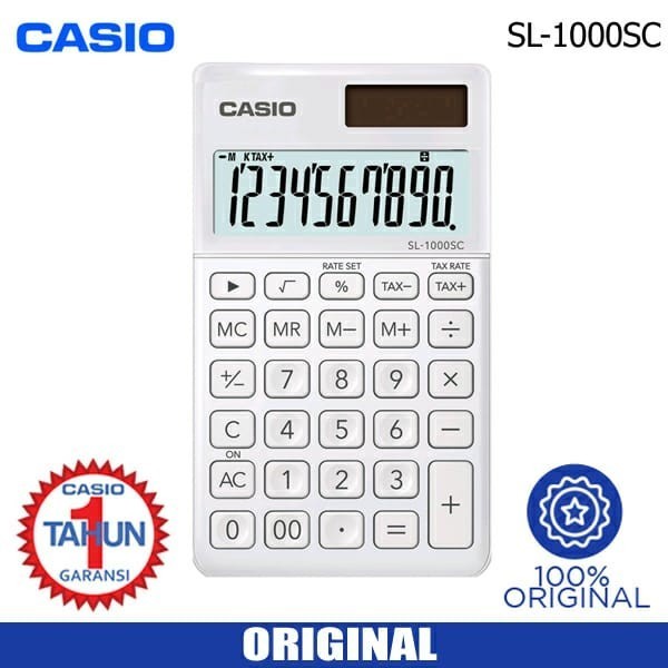 

KALKULATOR CASIO SL 1000SC - Biru Muda