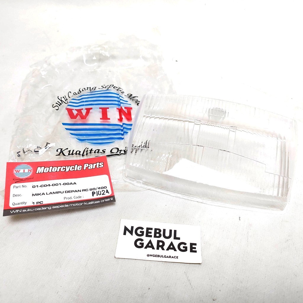 Mika Lampu Depan RC80 RC100 RC PUTIH GARIS SUZUKI WIN