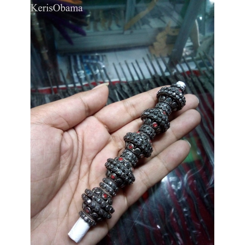 

Cincin mendak keris perak tumpuk Antik