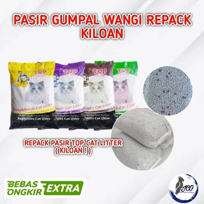 PASIR GUMPAL WANGI KILOAN PASIR KUCING PASIR HAMSTER PASIR WANGI TOP