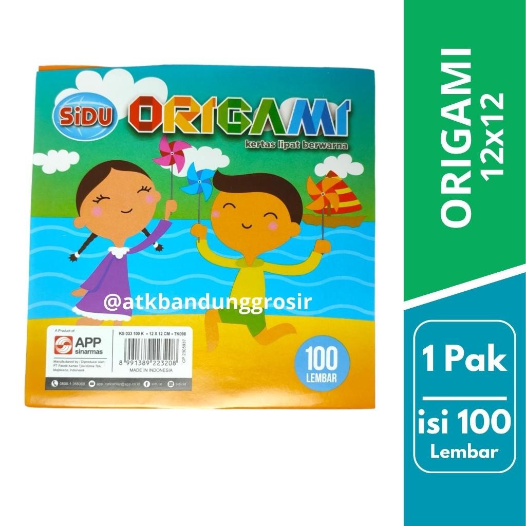 

Kertas Origami Kertas Lipat Sinar Dunia Origami 12x12 isi 100 Lembar Warna Polos 1 Sisi - Set - SHAGB